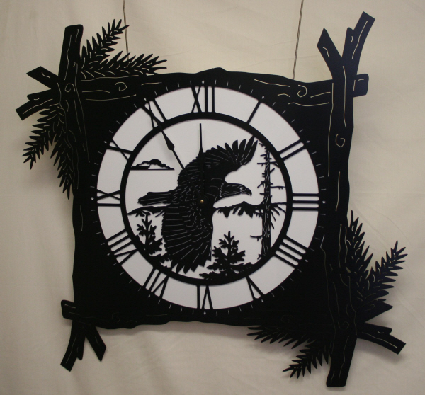 CS Metal Art clock design