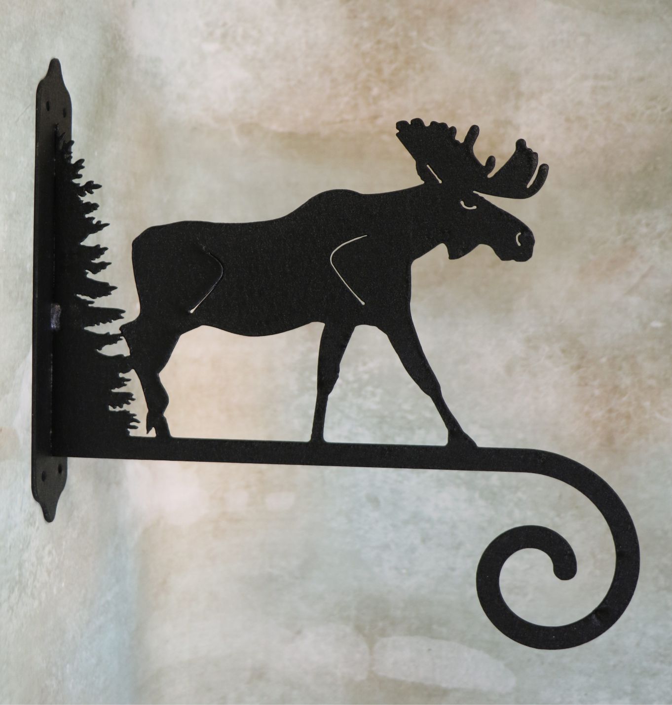 Wall Metal Art, Plant Hanger, Hook, Tree, Moose