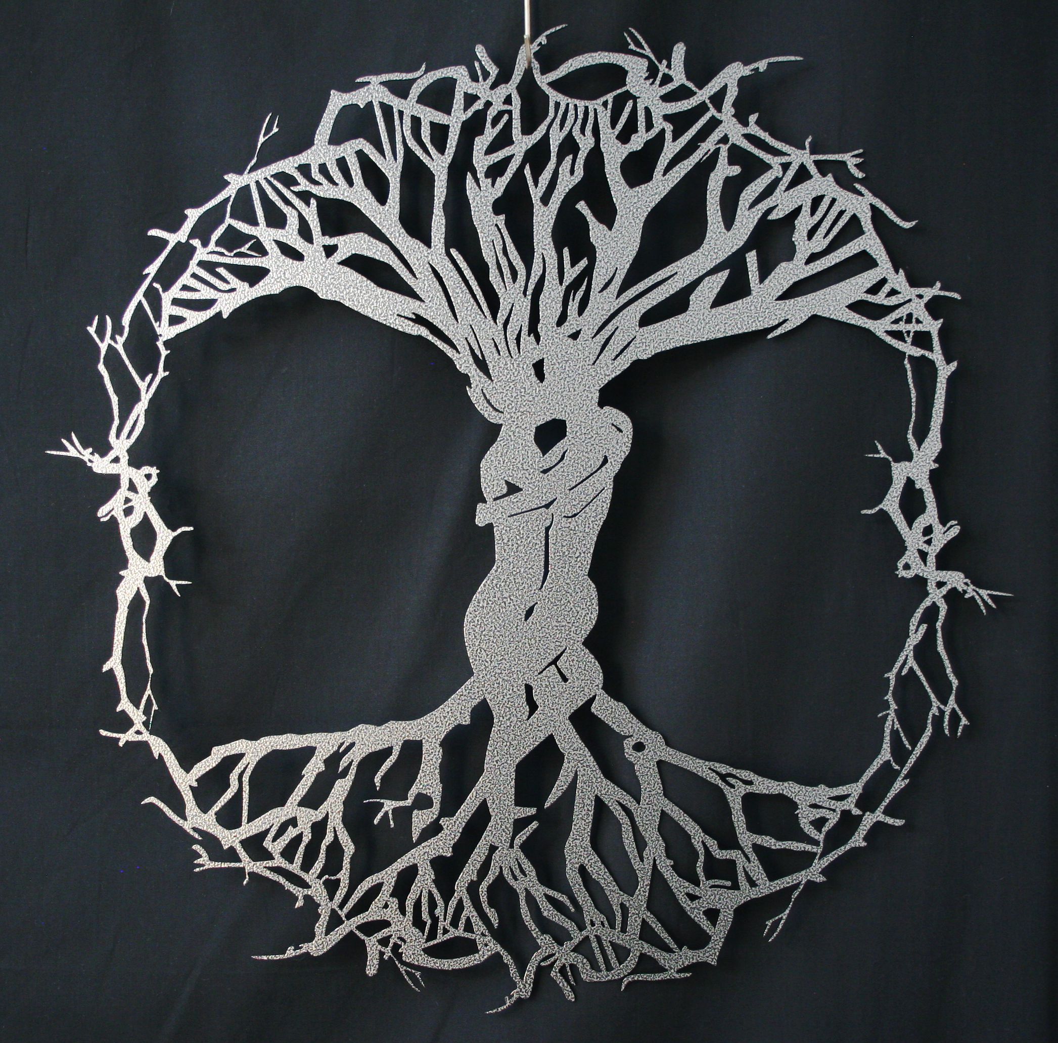 Wall Metal Art, Tree, People, Kiss, Kissing, Branches, Entwined, Vines